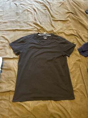 Kenneth Cole New York Men's Black Crew Neck T-Shirt Size Large